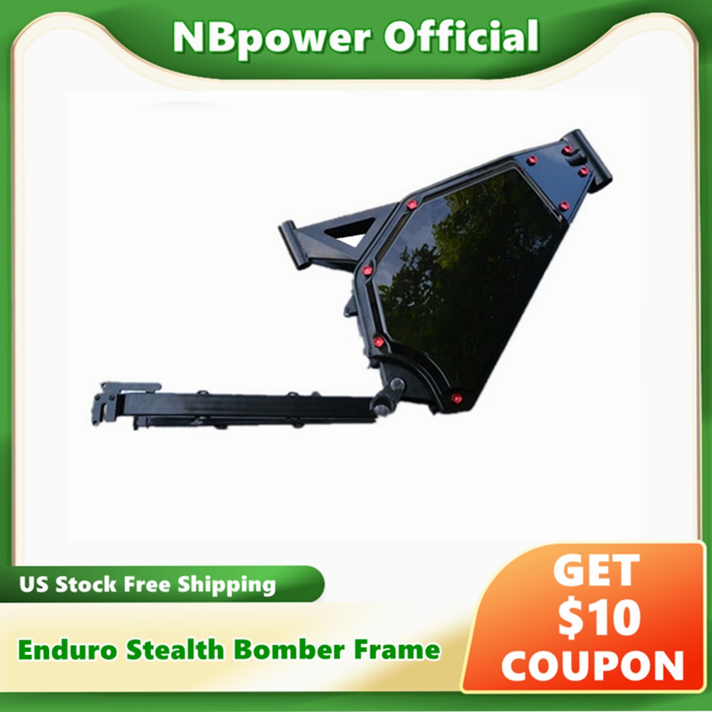 8000W Stealth Bomber Ebike - NBpower-Cuadro de bicicleta eléctrica Enduro, estructura