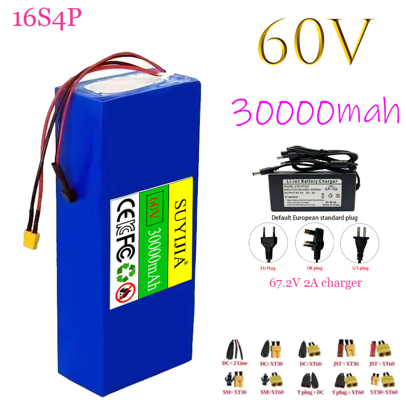 60V 30Ah Electric Scooter Battery - Batería de Iones de Litio 60V