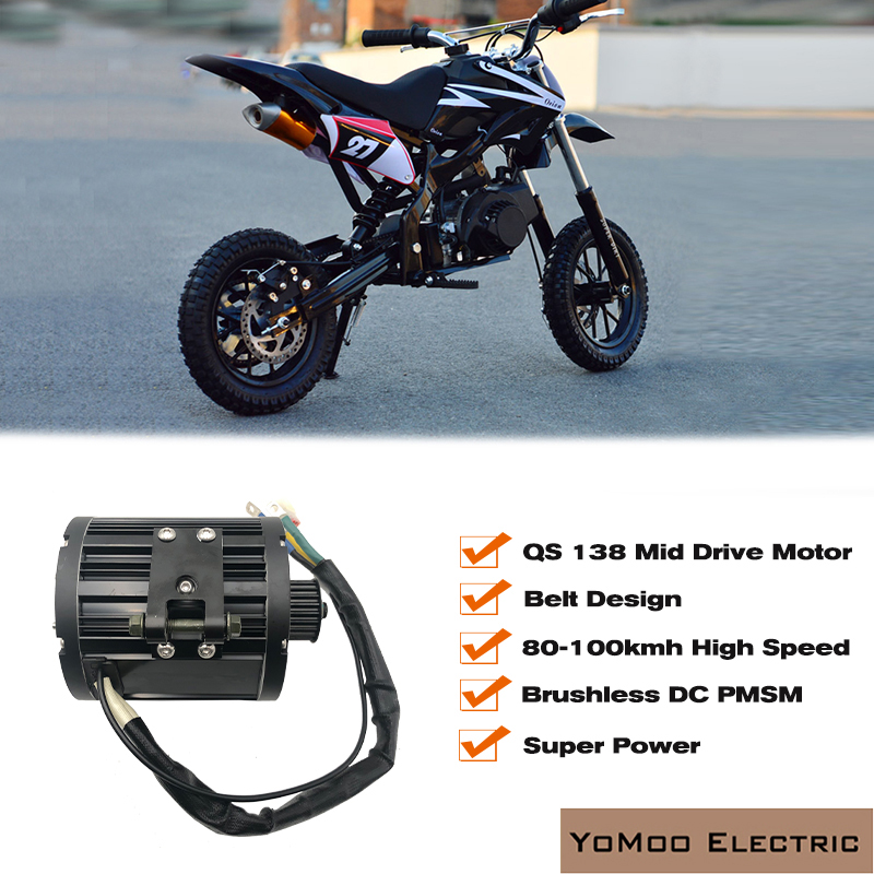 Motor de transmisión central P - 72V 12000W Electric Dirt Bike reseña y precio