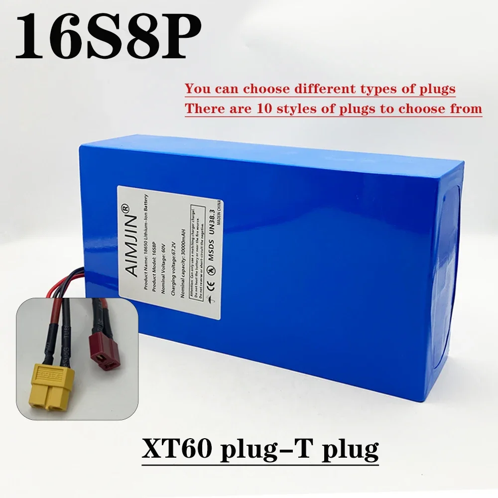 Batería de iones de litio 1865 - 60V 30Ah Electric Scooter Battery reseña y precio