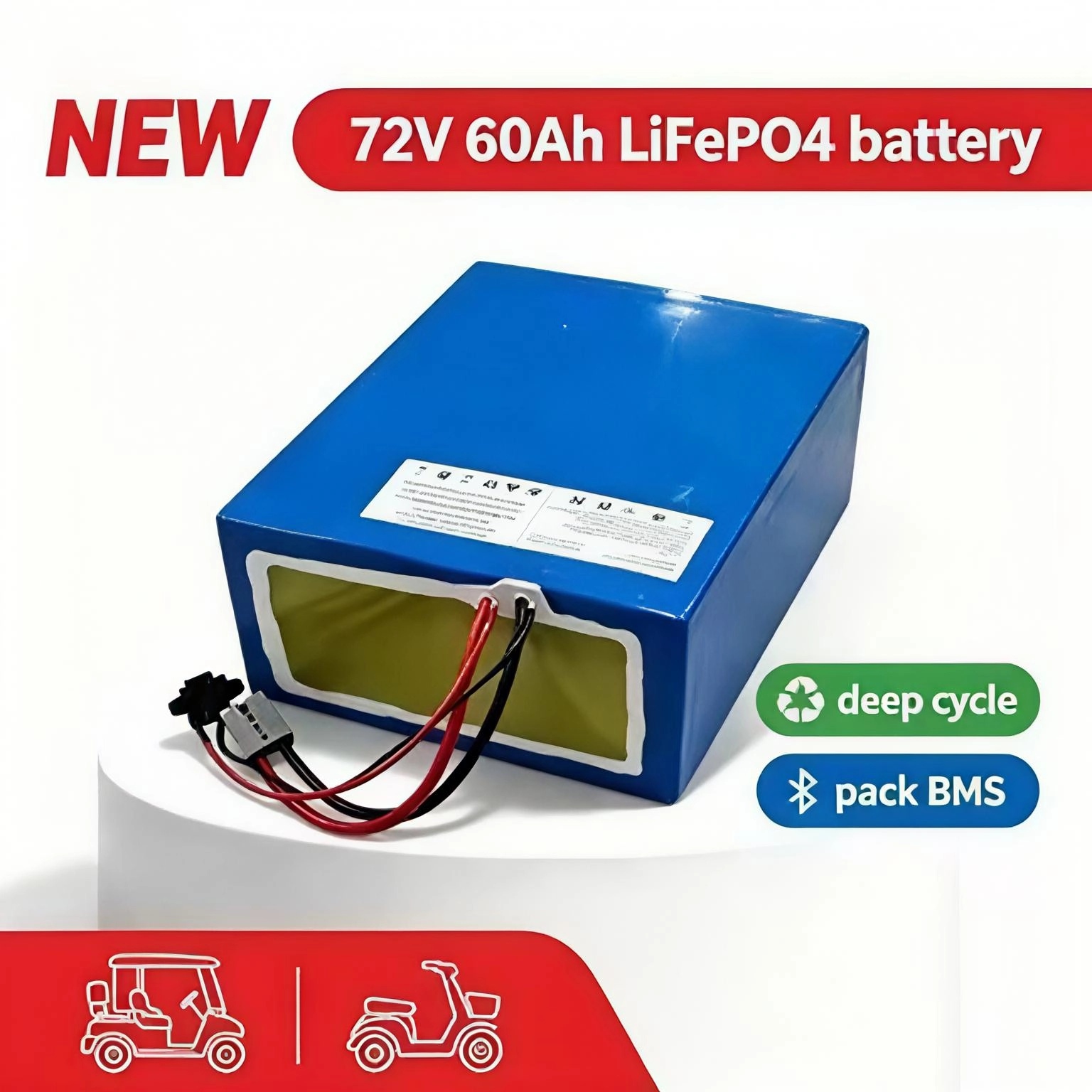 Batería de litio 72V 60Ah life - 72V 60Ah Lifepo4 Battery Pack reseña y precio